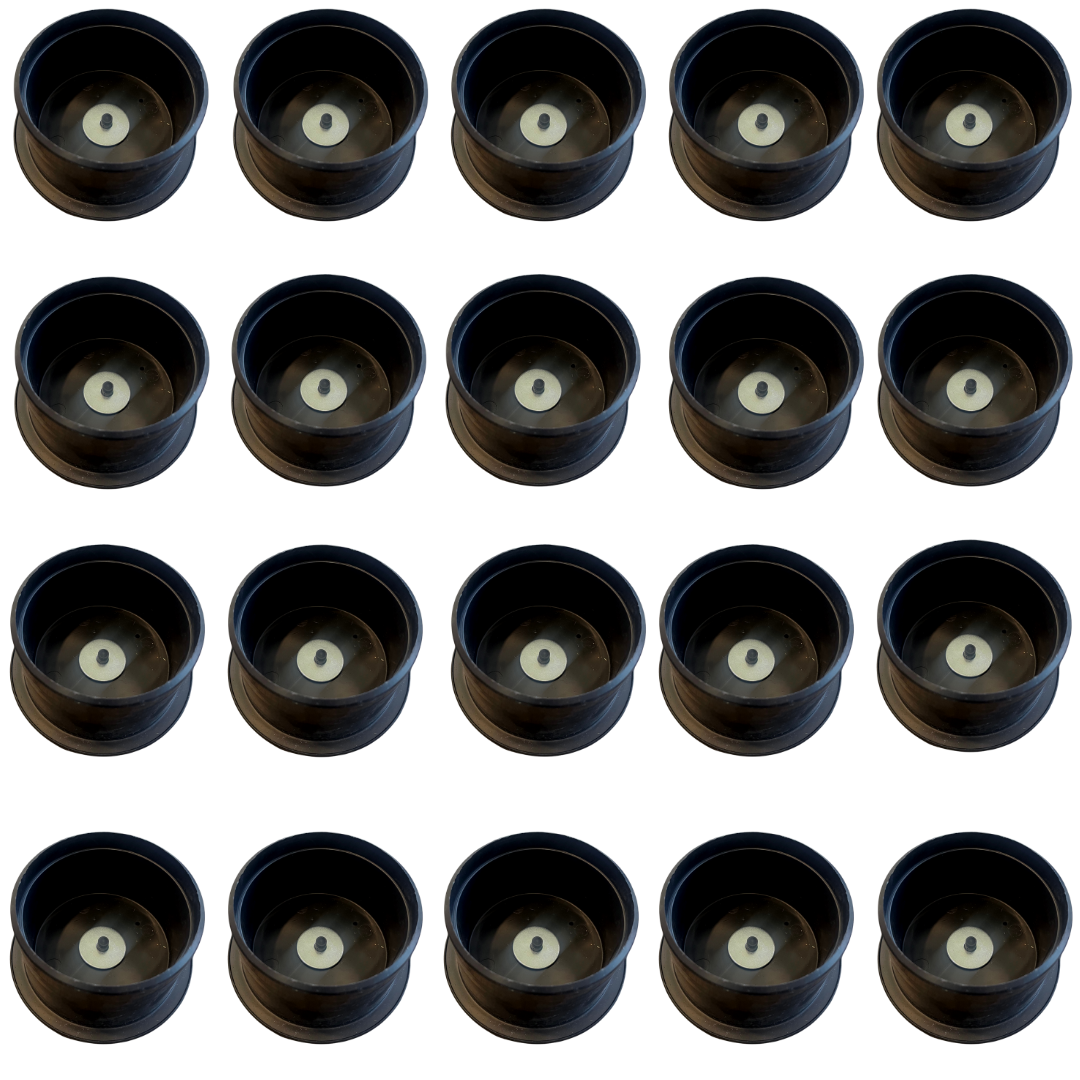 NEW!! 6" Vented Valve Marker W/ Metal Insert, Black