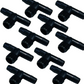 1/2" Tee Barb MPT Swing Riser, Black (Discontinued / Limited Stock)