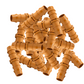 17MM Straight Barb Drip Coupling, Brown