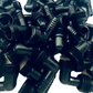 3/4" Elbow Barb MPT Swing Riser, Black