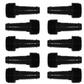 3/4" Straight Barb MPT Swing Riser, Black