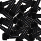3/4" Straight Barb MPT Swing Riser, Black